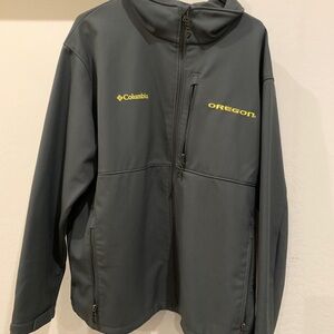 Oregon Ducks grey Columbia jacket size xxl